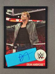 Dean Ambrose [Black] Wrestling Cards 2015 Topps Heritage WWE Autographs Prices