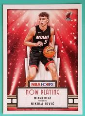 Nikola Jovic #24 Basketball Cards 2022 Panini Hoops Now Playing Prices