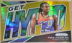 Tina Charles [Gold] Basketball Cards 2022 Panini Prizm WNBA Get Hyped Prices