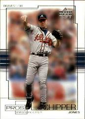 Chipper Jones #48 Baseball Cards 2001 Upper Deck Pros & Prospects Prices