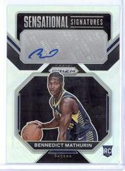 Bennedict Mathurin [Silver] #SS-BM Basketball Cards 2022 Panini Prizm Sensational Signatures Prices