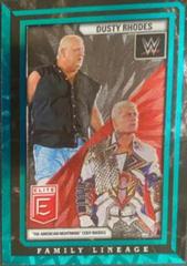 Dusty Rhodes / The American Nightmare Cody Rhodes [Teal] #10 Wrestling Cards 2023 Donruss Elite WWE Family Lineage Prices