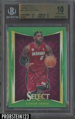 LeBron James [Green Prizm] Basketball Cards 2012 Panini Select Prices