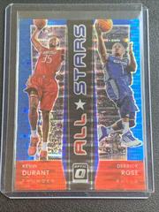 Derrick Rose, Kevin Durant [Blue Pulsar] #20 Basketball Cards 2021 Panini Donruss Optic All Stars Prices