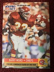 Barry Word Football Cards 1991 Pro Set Prices