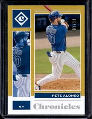 Pete Alonso [Gold] #18 Baseball Cards 2021 Panini Chronicles Legacy Prices