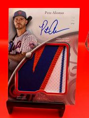 Pete Alonso #SSJPA-PA Baseball Cards 2024 Topps Sterling Splendor Jumbo Patch Autograph Prices