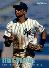 Bernie Williams #201 Baseball Cards 1996 Fleer Tiffany Prices
