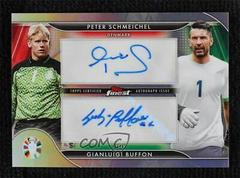 Gianluigi Buffon / Peter Schmeichel #FDA-SB Soccer Cards 2023 Topps Finest Road To UEFA EURO Dual Autograph Prices
