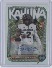 Shedeur Sanders [Autograph] #TBK-4 Football Cards 2023 Bowman Chrome University The Big Kahuna Prices