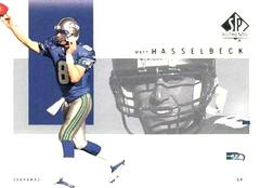 Matt Hasselbeck #81 Football Cards 2001 SP Authentic Prices