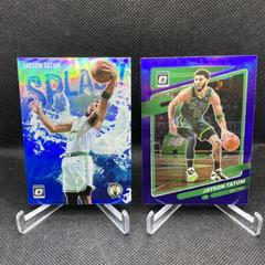 Jayson Tatum [Blue] Basketball Cards 2021 Panini Donruss Optic Splash Prices