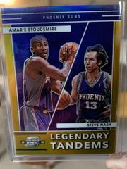 Steve Nash, Amar'e Stoudemire [Gold] Basketball Cards 2021 Panini Contenders Optic Legendary Tandems Prices