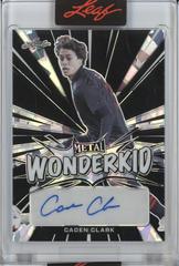 Caden Clark [Prismatic Black] Soccer Cards 2022 Leaf Metal Wonderkid Autographs Prices