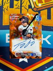 Tommy Troy [Orange Refractor] Baseball Cards 2023 Bowman Draft Chrome Sapphire Selections Autograph Prices