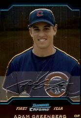 Adam Greenberg #180 Baseball Cards 2004 Bowman Chrome Prices