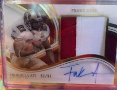 Frank Gore #1 Football Cards 2023 Panini Immaculate Premium Patch Autograph Prices
