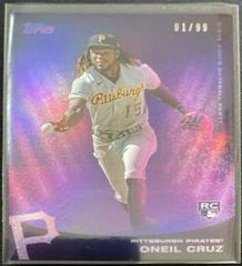 Oneil Cruz [Purple Glitter] #196 Baseball Cards 2022 Topps X Steve Aoki Prices