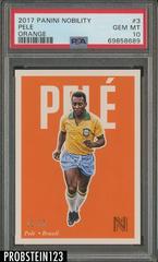 Pele [Orange] Soccer Cards 2017 Panini Nobility Prices