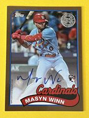 Masyn Winn [Gold] #89BA-MW Baseball Cards 2024 Topps 1989 Autograph Prices