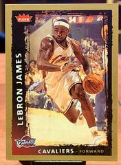 LeBron James [Glossy] #23 Basketball Cards 2008 Fleer Prices