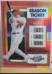 Mike Trout [Neon Orange] #5 Baseball Cards 2022 Panini Chronicles Contenders Optic Prices
