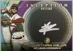 Jonathan Mejia #ISS-JMA Baseball Cards 2022 Bowman Inception Silver Signings Autographs Prices