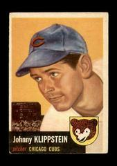 Johnny Klippstein Baseball Cards 1953 Topps Prices