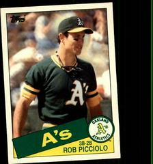 Rob Picciolo #90T Baseball Cards 1985 Topps Traded Prices