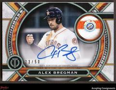 Alex Bregman Baseball Cards 2023 Topps Tribute Autograph Patches Prices