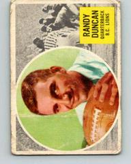 Randy Duncan Football Cards 1960 Topps CFL Prices