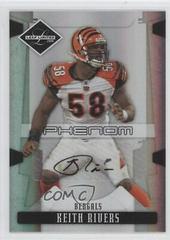 Keith Rivers [Autograph] #255 Football Cards 2008 Leaf Limited Prices