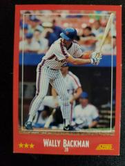 Wally Backman #303 Baseball Cards 1988 Score Prices