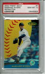 Mariano Rivera [Gold Refractor] #7 Baseball Cards 2000 Finest Prices