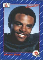 Warren Moon [French] Football Cards 1991 All World CFL Prices