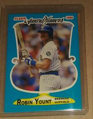 Robin Yount #44 Baseball Cards 1990 Fleer Award Winners Prices