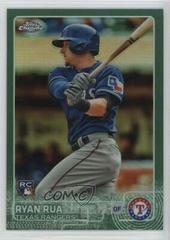 Ryan Rua [Green Refractor] #2 Baseball Cards 2015 Topps Chrome Prices