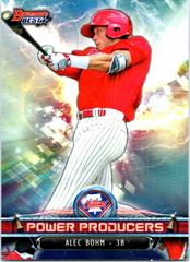 Alec Bohm #PP-AB Baseball Cards 2018 Bowman's Best Power Producers Prices