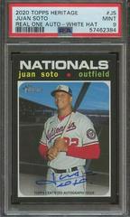 Juan Soto #JS Baseball Cards 2020 Topps Heritage Real One Autographs Prices