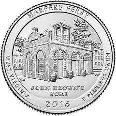 2016 D [HARPERS FERRY] Coins America the Beautiful Quarter Prices