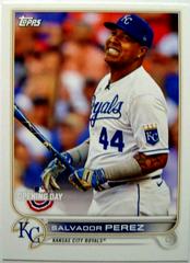 Salvador Perez [SP Variation] #215 Baseball Cards 2022 Topps Opening Day Prices