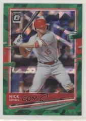 Nick Senzel [Green Cracked Ice] Baseball Cards 2020 Panini Donruss Optic Prices