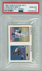 George Brett Baseball Cards 1990 Publication Int'l Stickers Hand Cut Prices