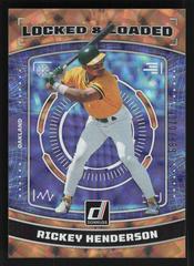 Rickey Henderson Baseball Cards 2023 Panini Donruss Locked and Loaded Prices