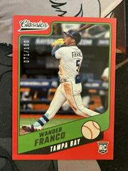 Wander Franco [Red] #3 Baseball Cards 2022 Panini Chronicles Classics Prices