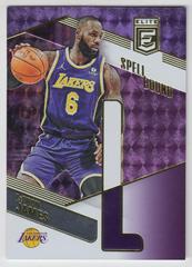 LeBron James [Purple] #1 Basketball Cards 2022 Panini Donruss Elite Spellbound Prices