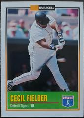Cecil Fielder [Series 1] Baseball Cards 1993 Duracell Power Players Prices