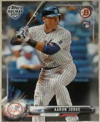 Aaron Judge Baseball Cards 2017 Topps Holiday Bowman Prices