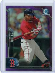 Mookie Betts [Purple Refractor] Baseball Cards 2016 Bowman Chrome Prices