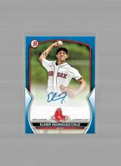 Elmer Rodriguez Cruz [Blue] Baseball Cards 2023 Bowman Paper Prospect Autographs Prices